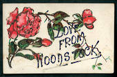 Glitter Postcard. Love from Woodstock. - 48482 - Postcard