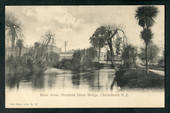 Postcard of River Avon Hereford Street Bridge Christchurch. - 48495 - Postcard