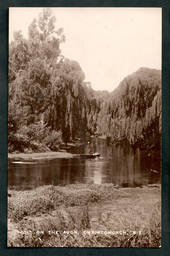 Real Photograph. On the Avon Christchurch. - 48508 - Postcard