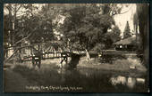 Real Photograph by Radcliffe of Hagley Park Christchurch. - 48513 - Postcard