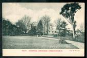 Early Undivided Postcard by Muir & Moodie of Hospital Grounds Christchurch. - 48533 - Postcard