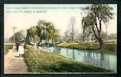 Postcard by Muir & Moodie of Park Bridge entrance to Hagley Park. - 48536 - Postcard