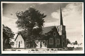 Real Photograph by A B Hurst & Son of Knox Presbyterian Church Waimate. - 48574 - Postcard