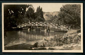 Real Photograph by A B Hurst & Son of Queens Gardens Nelson. - 48604 - Postcard