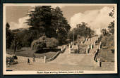 Real Photograph by A B Hurst & Son of The Church Steps and Cathedral Nelson. - 48615 - Postcard