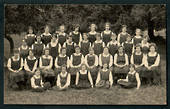 Real Photograph by The Broma Studio Hardy Street Nelson  (at one time owned by  A B Hurst) of "daughters of old girls" 1922. - 4