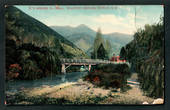 Coloured postcard of Waitohi Bridge Picton. - 48712 - Postcard