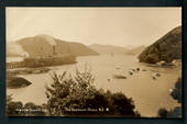 Real Photograph by Edwards 5/4/11 of the Harbour Picton. - 48714 - Postcard