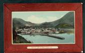 Coloured postcard by Muir and Moodie of Town and Wharf Picton. - 48726 - Postcard
