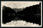 Real Photograph by A B Hurst & Son of Lake Matheson showing Mts Cook and Tasman. - 48798 - Postcard