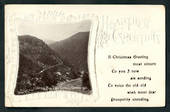 Real Photograph of Upper Buller Lyell Gorge. Christmas card. - 48831 - Postcard