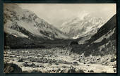 Real Photograph by Radcliffe of Mt Cook and the Hooker River. - 48866 - Postcard