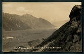 Real Photograph by Radcliffe. Foot of Tasman Glacier from above Ball Hut. - 48873 - Postcard