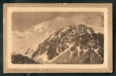 Sepia Postcard of Ball Glacier and Mount Cook. - 48883 - Postcard
