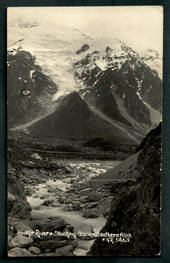 Real Photograph by Radcliffe of Hooker River and Stocking Glacier. - 48886 - Postcard