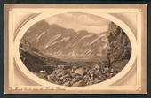Sepia Postcard of Mount Cook from the Hooker Glacier. - 48897 - Postcard