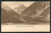 Early Undivided Postcard by Muir & Moodie of Mt Cook and Hermitage. - 48902 - Postcard