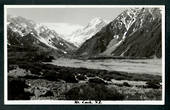 Real Photograph by N S Seaward of Mount Cook. - 48909 - Postcard