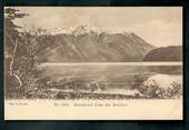 Early Undivided Postcard by Muir & Moodie of Lake Manapouri from the Beehive. - 49048 - Postcard