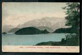 Early Undivided Coloured Postcard by Muir & Moodie of Cathedral Peaks Lake Manapouri. - 49051 - Postcard