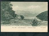 Early Undivided Coloured Postcard by Muir & Moodie of Cathedral Peaks Lake Manapouri. - 49055 - Postcard