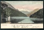 Early Undivided Coloured Postcard by Muir & Moodie of Safe or Happy Cove Lake Te Anau. - 49066 - Postcard