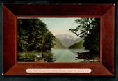 Coloured postcard by Muir and Moodie of the Narrow North Fjord Lake Te Anau. - 49069 - Postcard