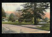 Coloured postcard by Fergusson Bros of the Public Gardens Dunedin. - 49107 - Postcard