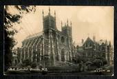 Real Photograph by S C Smith of Roman Catholic Cathedral Dunedin. - 49124 - Postcard