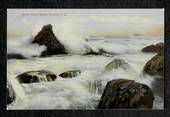 Coloured postcard of Green Island Beach Dunedin. - 49143 - Postcard