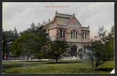 Coloured postcard of Burns Hall Dunedin. Small damage on one corner. - 49160 - Postcard