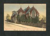 Coloured Postcard by Braithwaite of St Pauls Cathedral Dunedin. - 49168 - Postcard