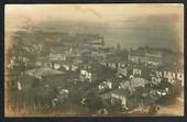 Early Real Photograph of Dunedin and Harbour. DIC building in centre. - 49202 - Postcard