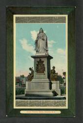 Coloured postcard of Queen Victorai Statue Dunedin. - 49204 - Postcard