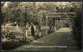 Real Photograph by Radcliffe. In the Botannical Gardens Dunedin. - 49206 - Postcard