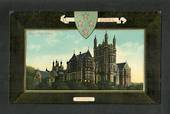 Coloured postcard of Boys' High School Dunedin. - 49209 - Postcard