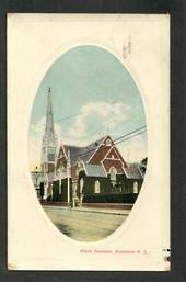 Coloured postcard of Knox Hall Dunedin. - 49212 - Postcard