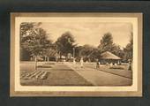 Sepia Postcard of Botannical Gardens Dunedin. - 49221 - Postcard