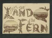 Real Photograph. From the Land of the Fern. Two views of Dunedin. - 49226 - Postcard