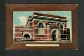 Coloured postcard of Carnegie Public Library Dunedin. - 49231 - Postcard