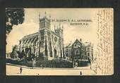 Early Undivided Postcard of St Joseph'd Cathedral Dunedin. - 49234 - Postcard