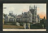 Coloured postcard of Boys' High School Dunedin. - 49237 - Postcard