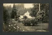 Early Undivided Real Photograph of Gardens Dunedin. - 49245 - Postcard