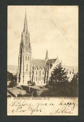 Early Undivided Postcard of First Church Dunedin. - 49247 - Postcard
