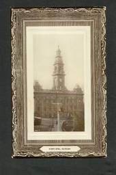 Real Photograph of Town Hall Dunedin. - 49250 - Postcard