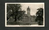 Real Photograph by A B Hurst & Son of The University Dunedin. - 49280 - Postcard