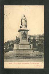 Postcard by Muir & Moodie of Queen Victoria Statue Dunedin. - 49290 - Postcard