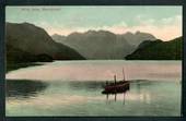 Coloured postcard of West Arm Manapouri. - 49301 - Postcard