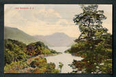 Coloured postcard of Lake Manapouri. - 49302 - Postcard