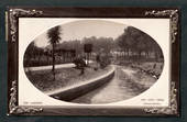 Real Photograph of the Gardens and Puni Creek Invercargill. - 49303 - Postcard